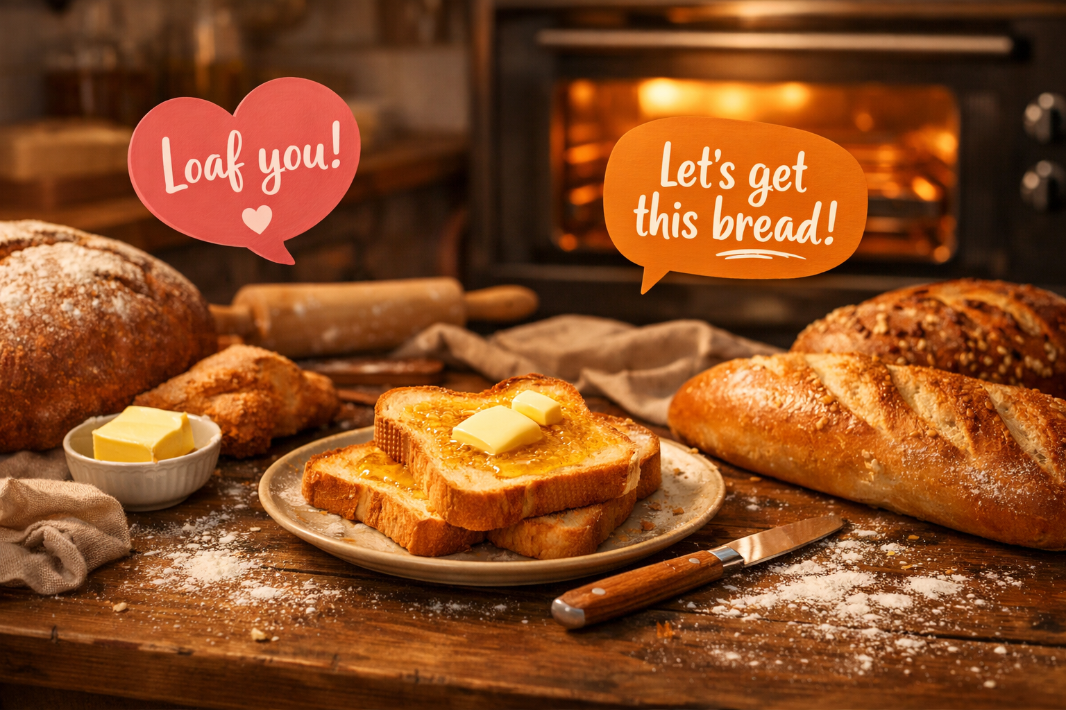 Bread Puns and Jokes