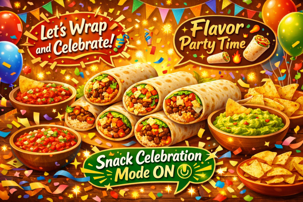 🎉 Celebration Burst Burrito Lines