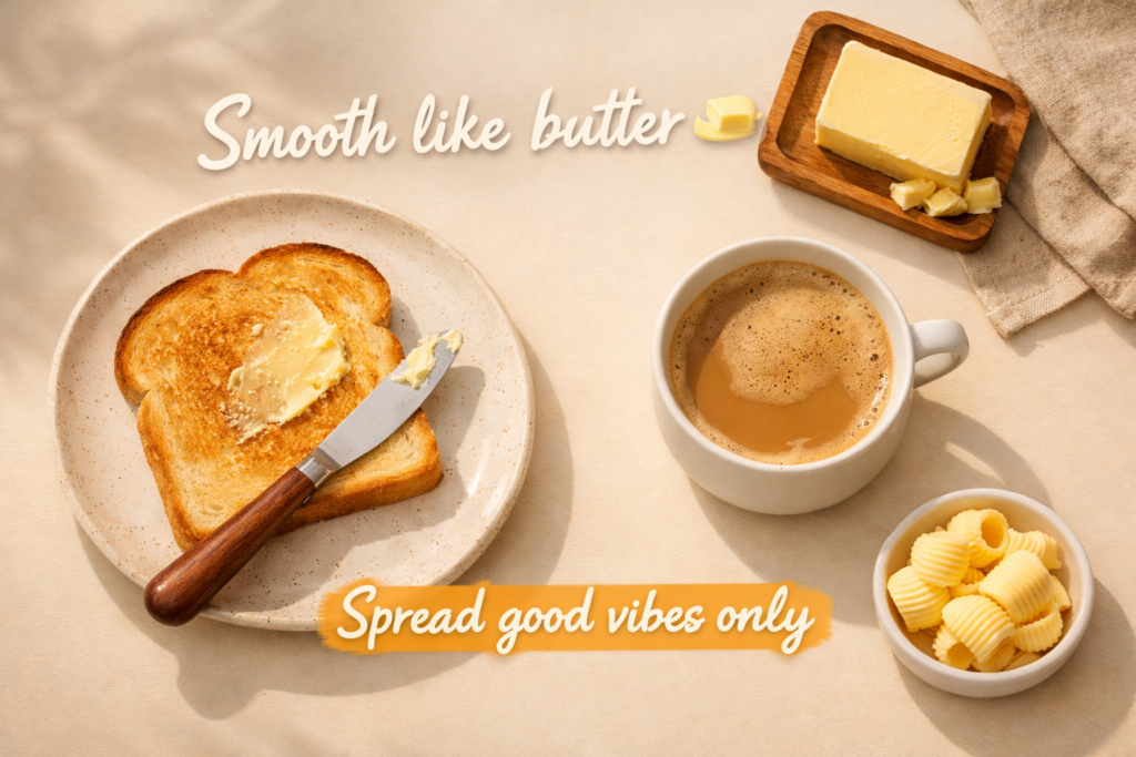 🎉 Funny Butter Puns for Instagram Captions