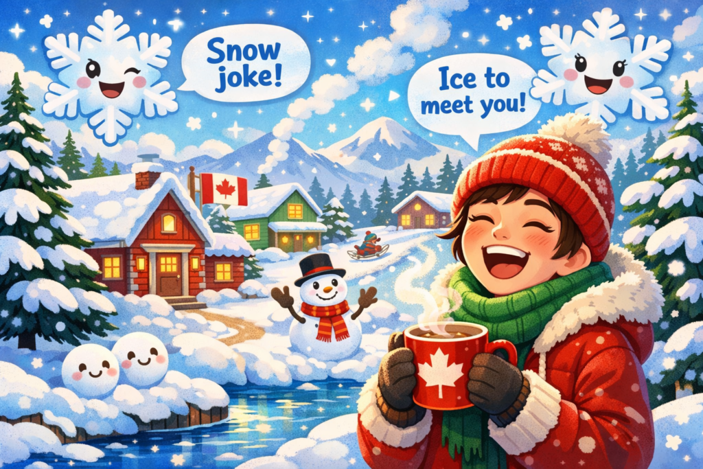 Funny Canadian Puns About Weather ❄️