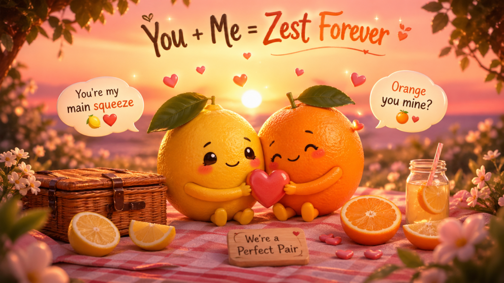 ❤️ Romantic Citrus Puns