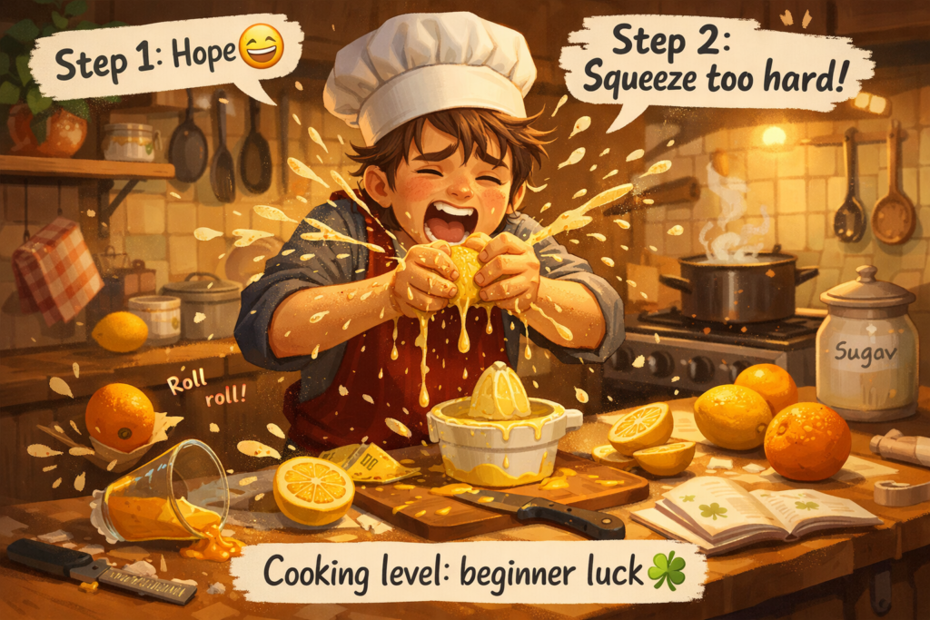 🧑‍🍳 Beginner Citrus Cooking Humor