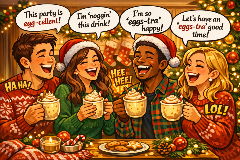 🧠 What Are the Best Eggnog Jokes for Friends?