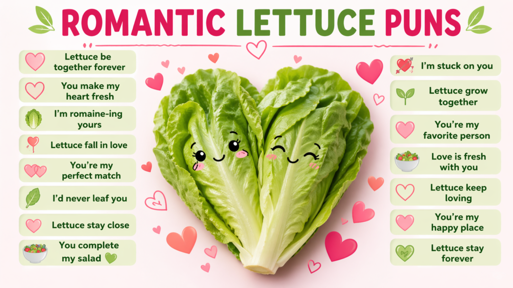 ❤️ Romantic Lettuce Puns