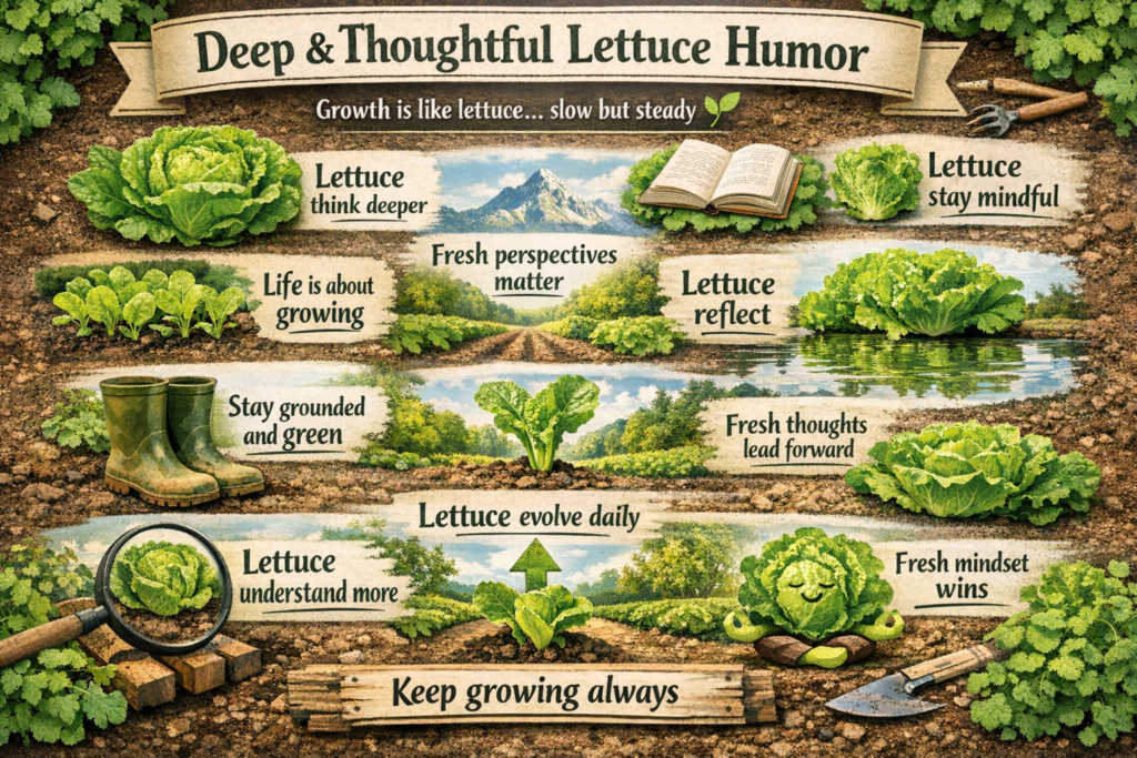 🧠 Deep & Thoughtful Lettuce Humor