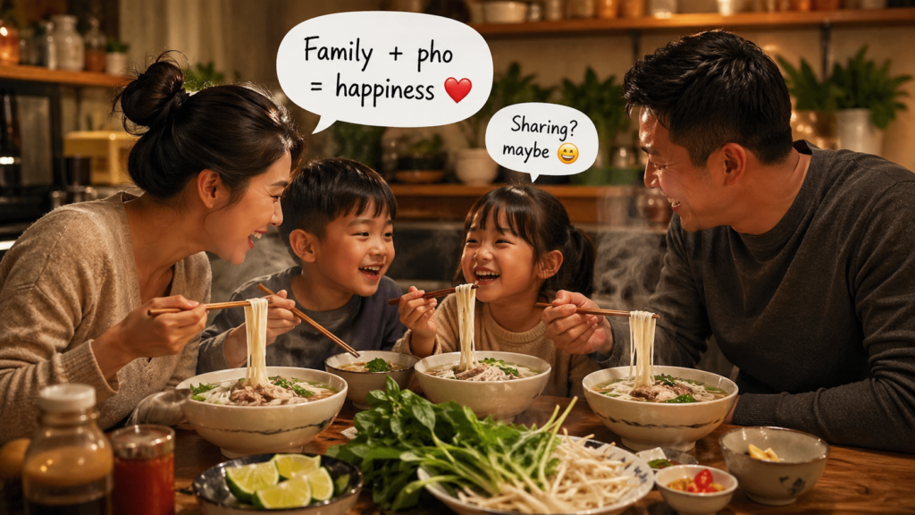 👨‍👩‍👧 Family Pho Humor