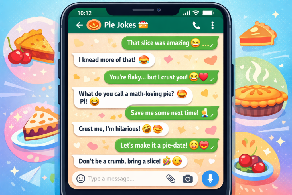 💬 Pie Jokes for WhatsApp