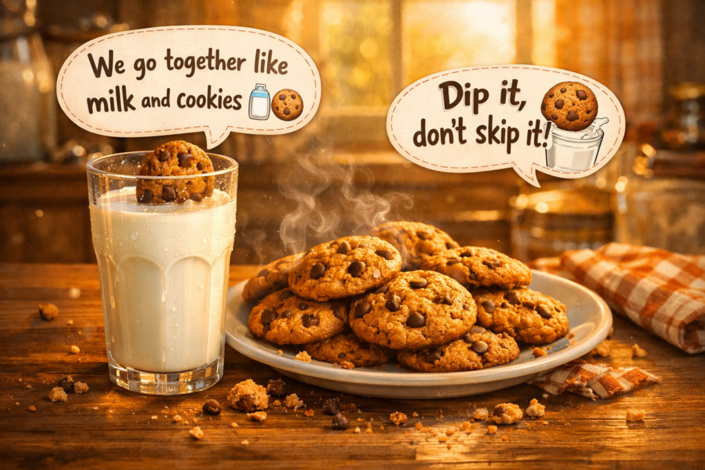 🥛 Milk & Cookies Humor