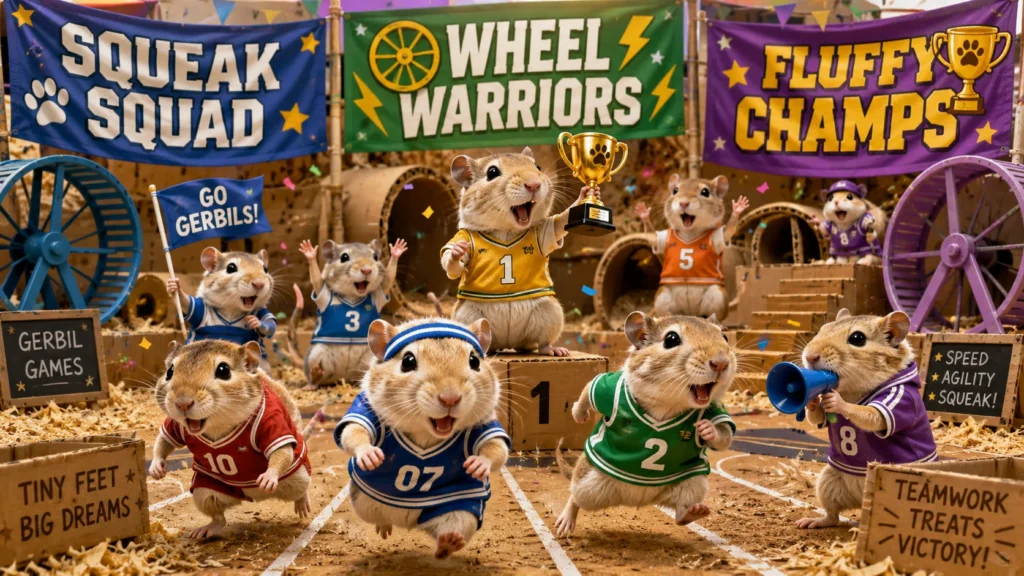 🏆 Funny Gerbil Team Name Puns