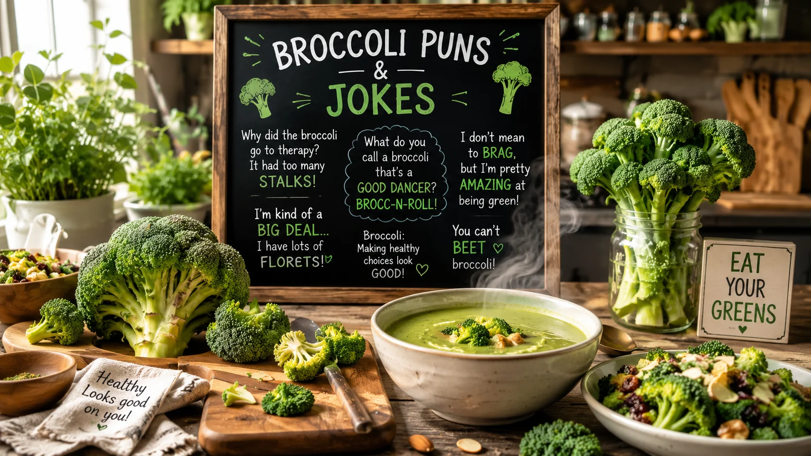Broccoli Puns and Jokes