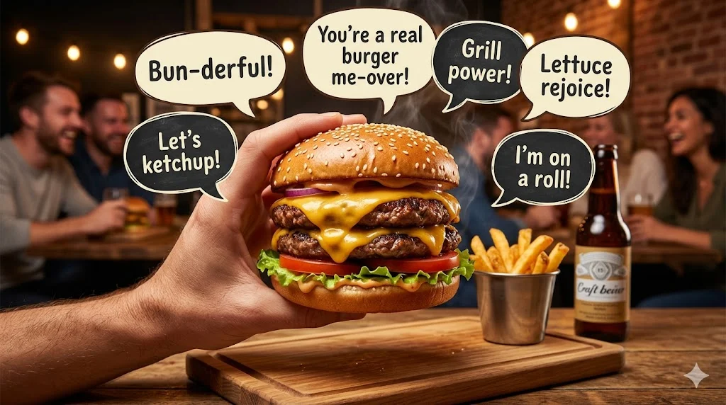 Burger Puns and Jokes