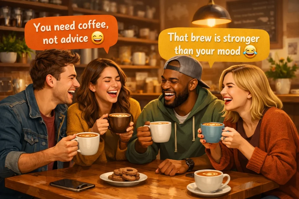 🧠 Best Coffee Jokes for Friends