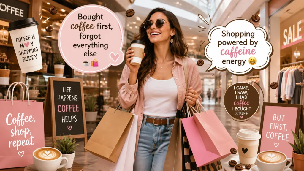 🛒 Shopping Coffee Puns