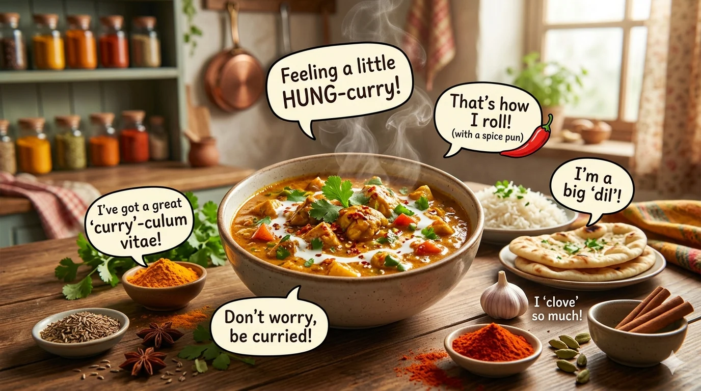 Curry Puns and Jokes