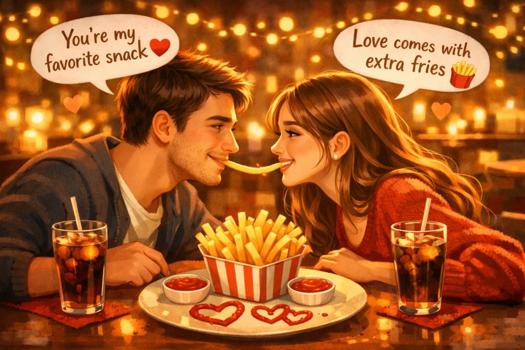 ❤️ Romantic Fries Puns For Cute Couples