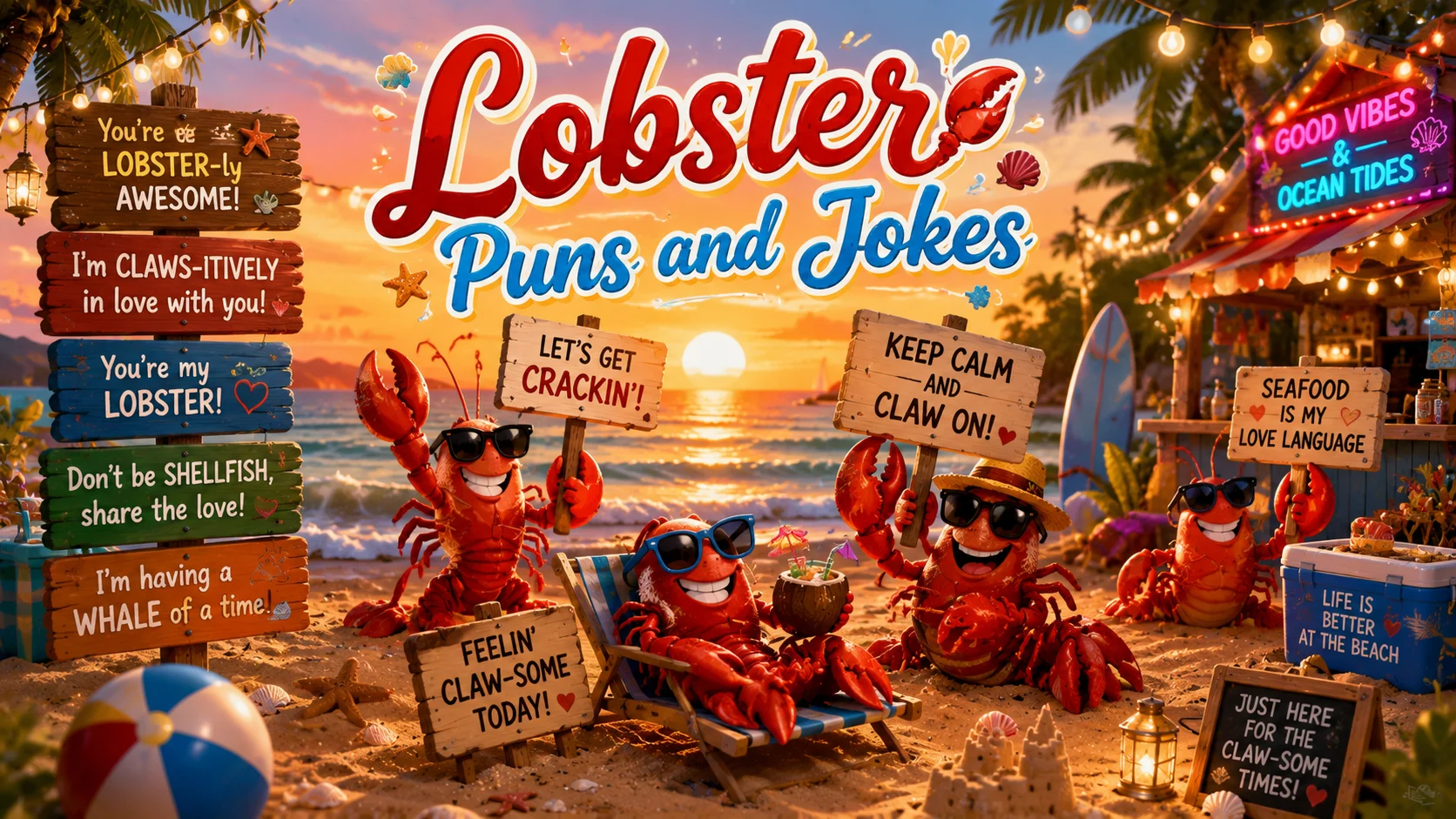 Lobster Puns and Jokes