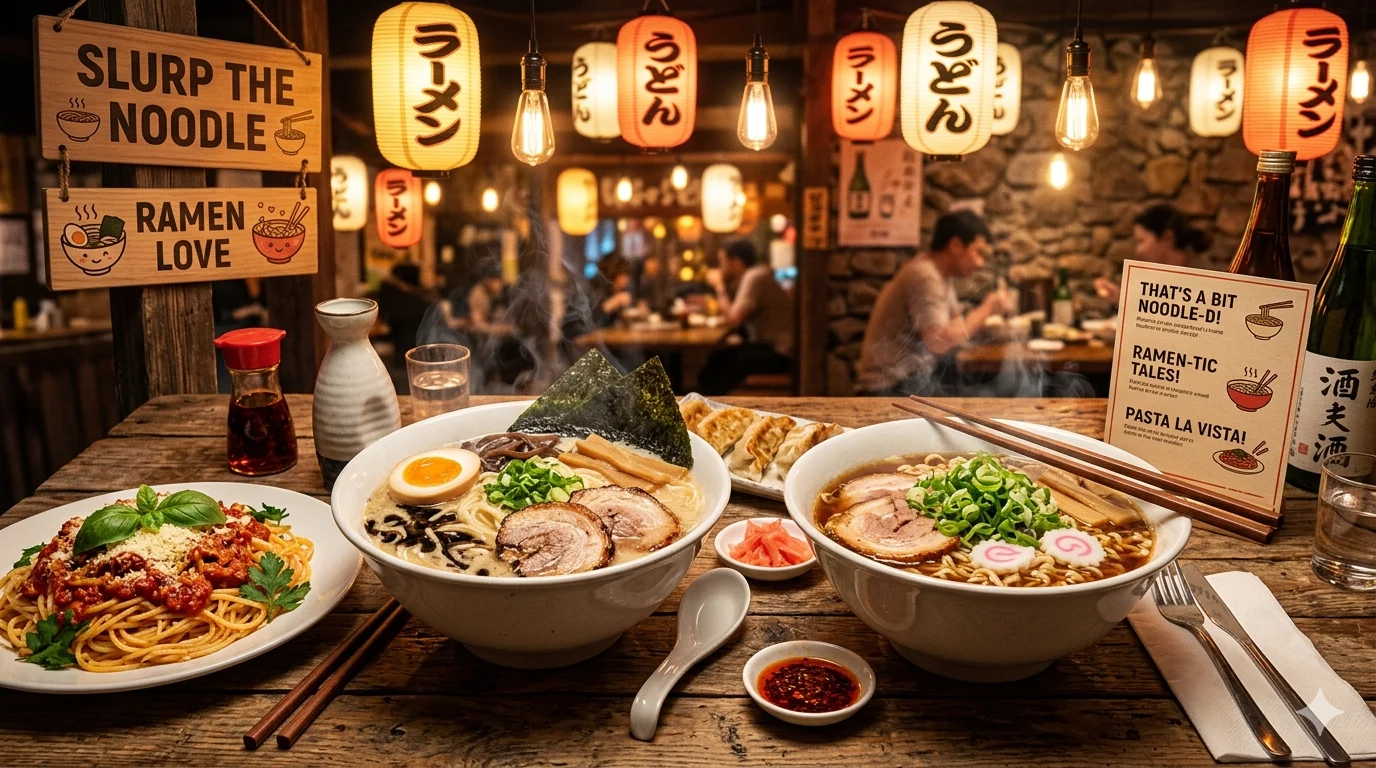 Noodle Puns and Jokes