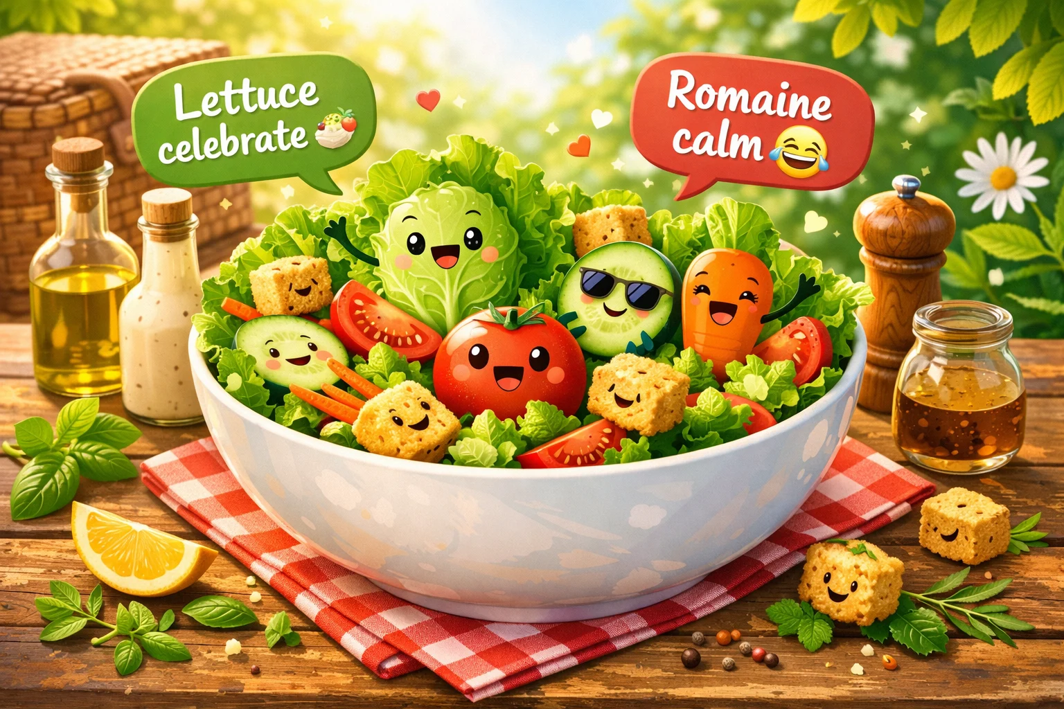 Salad Puns and Jokes