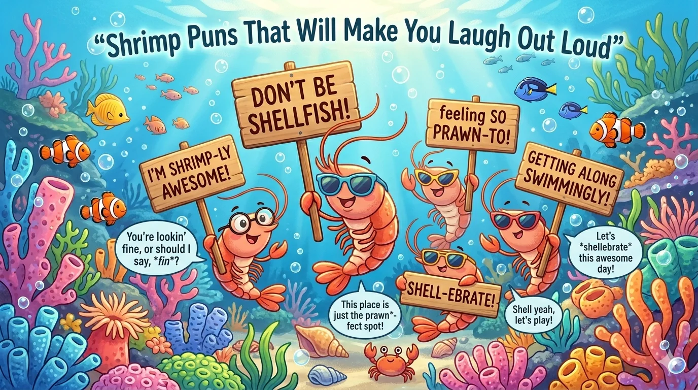 Shrimp Puns and Jokes