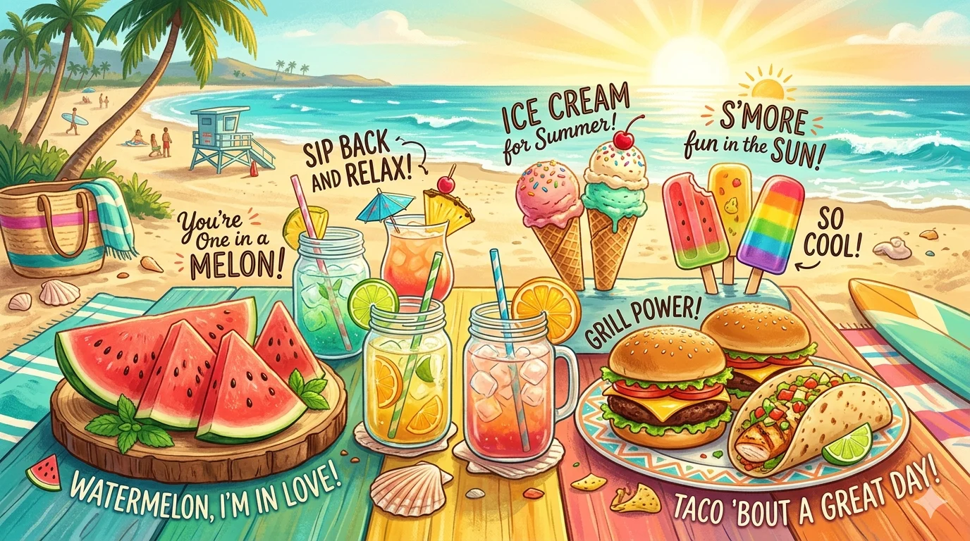 Summer Food Puns and Jokes